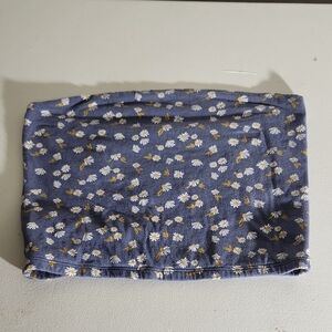 Target Halter Top Womens Floral Blue Small Medium Floralcore